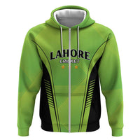 Custom Lahore Cricket Qalandars Zip Hoodie Dama Dam Mast Qalandar - Wonder Print Shop