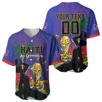 Custom Haiti World Football 2026 Baseball Jersey Go Les Grenadiers - Wonder Print Shop