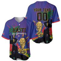 Custom Haiti World Football 2026 Baseball Jersey Go Les Grenadiers - Wonder Print Shop