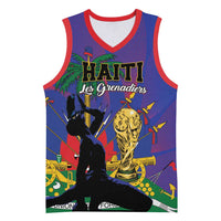 Custom Haiti World Football 2026 Basketball Jersey Go Les Grenadiers - Wonder Print Shop
