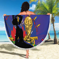 Haiti World Football 2026 Beach Blanket Go Les Grenadiers - Wonder Print Shop