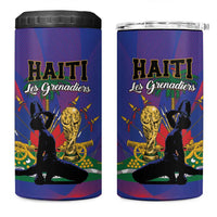 Haiti World Football 2026 4 in 1 Can Cooler Tumbler Go Les Grenadiers - Wonder Print Shop