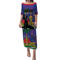 Custom Haiti World Football 2026 Family Matching Puletasi and Hawaiian Shirt Go Les Grenadiers - Wonder Print Shop