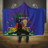 Haiti World Football 2026 Hooded Blanket Go Les Grenadiers - Wonder Print Shop