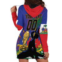 Custom Haiti World Football 2026 Hoodie Dress Go Les Grenadiers - Wonder Print Shop