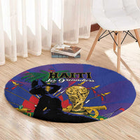 Haiti World Football 2026 Round Carpet Go Les Grenadiers - Wonder Print Shop