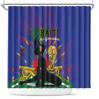 Haiti World Football 2026 Shower Curtain Go Les Grenadiers - Wonder Print Shop