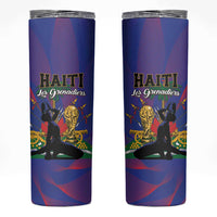 Haiti World Football 2026 Skinny Tumbler Go Les Grenadiers - Wonder Print Shop