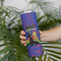 Haiti World Football 2026 Skinny Tumbler Go Les Grenadiers - Wonder Print Shop