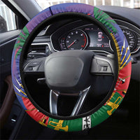 Haiti World Football 2026 Steering Wheel Cover Go Les Grenadiers - Wonder Print Shop