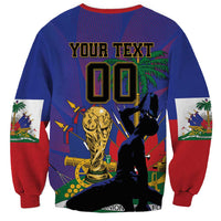 Custom Haiti World Football 2026 Sweatshirt Go Les Grenadiers - Wonder Print Shop