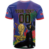 Custom Haiti World Football 2026 T Shirt Go Les Grenadiers - Wonder Print Shop