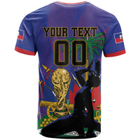 Custom Haiti World Football 2026 T Shirt Go Les Grenadiers - Wonder Print Shop