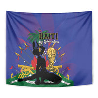 Haiti World Football 2026 Tapestry Go Les Grenadiers - Wonder Print Shop