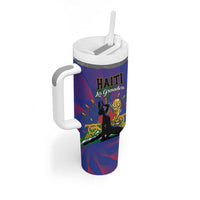 Haiti World Football 2026 Tumbler With Handle Go Les Grenadiers - Wonder Print Shop