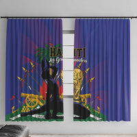 Haiti World Football 2026 Window Curtain Go Les Grenadiers - Wonder Print Shop