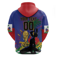 Custom Haiti World Football 2026 Zip Hoodie Go Les Grenadiers - Wonder Print Shop