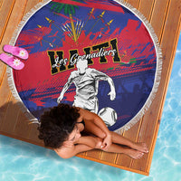 Ekip Foutbol Ayiti 2026 Beach Blanket Haiti Grenadye Alaso - Wonder Print Shop