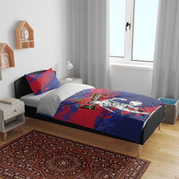 Ekip Foutbol Ayiti 2026 Bedding Set Haiti Grenadye Alaso - Wonder Print Shop