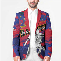 Custom Ekip Foutbol Ayiti 2026 Blazer Haiti Grenadye Alaso - Wonder Print Shop