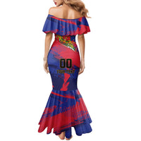 Custom Ekip Foutbol Ayiti 2026 Family Matching Mermaid Dress and Hawaiian Shirt Haiti Grenadye Alaso - Wonder Print Shop