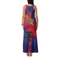 Custom Ekip Foutbol Ayiti 2026 Family Matching Tank Maxi Dress and Hawaiian Shirt Haiti Grenadye Alaso - Wonder Print Shop