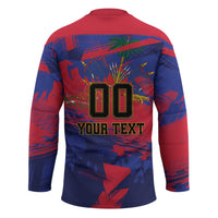 Custom Ekip Foutbol Ayiti 2026 Hockey Jersey Haiti Grenadye Alaso - Wonder Print Shop