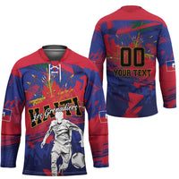 Custom Ekip Foutbol Ayiti 2026 Hockey Jersey Haiti Grenadye Alaso - Wonder Print Shop