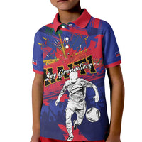 Custom Ekip Foutbol Ayiti 2026 Kid Polo Shirt Haiti Grenadye Alaso - Wonder Print Shop