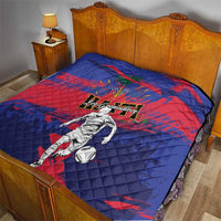 Ekip Foutbol Ayiti 2026 Quilt Haiti Grenadye Alaso - Wonder Print Shop