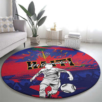 Ekip Foutbol Ayiti 2026 Round Carpet Haiti Grenadye Alaso - Wonder Print Shop