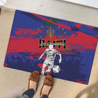 Ekip Foutbol Ayiti 2026 Rubber Doormat Haiti Grenadye Alaso - Wonder Print Shop