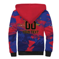 Custom Ekip Foutbol Ayiti 2026 Sherpa Hoodie Haiti Grenadye Alaso - Wonder Print Shop