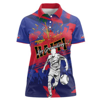 Custom Ekip Foutbol Ayiti 2026 Women Polo Shirt Haiti Grenadye Alaso - Wonder Print Shop