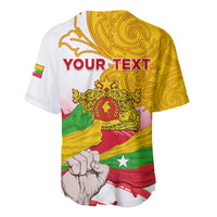 Myanmar Independence Day Baseball Jersey Brahmadesh Kanote Pattern - Wonder Print Shop