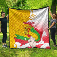 Myanmar Independence Day Quilt Brahmadesh Kanote Pattern - Wonder Print Shop