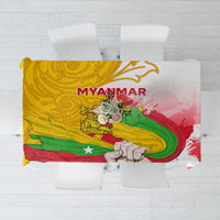 Myanmar Independence Day Tablecloth Brahmadesh Kanote Pattern - Wonder Print Shop