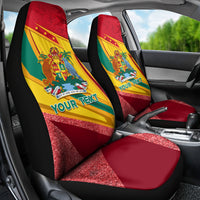 Grenada Independence Day Car Seat Cover Gwenad Bougainvillea Sparkle Version - Wonder Print Shop