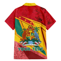 Grenada Independence Day Family Matching Mermaid Dress and Hawaiian Shirt Gwenad Bougainvillea Sparkle Version - Wonder Print Shop