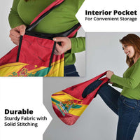 Grenada Independence Day Grocery Bag Gwenad Bougainvillea Sparkle Version