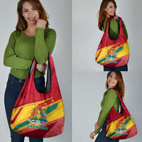 Grenada Independence Day Grocery Bag Gwenad Bougainvillea Sparkle Version