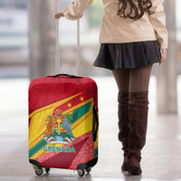 Grenada Independence Day Luggage Cover Gwenad Bougainvillea Sparkle Version - Wonder Print Shop