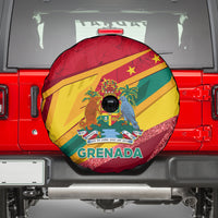 Grenada Independence Day Spare Tire Cover Gwenad Bougainvillea Sparkle Version - Wonder Print Shop
