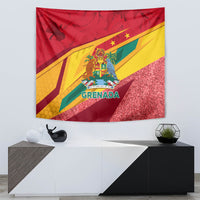 Grenada Independence Day Tapestry Gwenad Bougainvillea Sparkle Version - Wonder Print Shop
