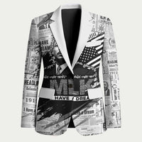 I Have A Dream MLK Blazer Newspaper Grunge Style - Wonder Print Shop