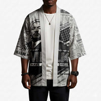I Have A Dream MLK Kimono Newspaper Grunge Style - Wonder Print Shop