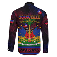 Haitian Flag Day Family Matching Off Shoulder Short Dress and Hawaiian Shirt La fete du drapeau Haitien - Wonder Print Shop