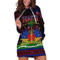 Haitian Flag Day Hoodie Dress La fete du drapeau Haitien - Wonder Print Shop