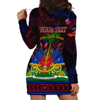 Haitian Flag Day Hoodie Dress La fete du drapeau Haitien - Wonder Print Shop