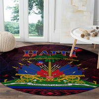 Haitian Flag Day Round Carpet La fete du drapeau Haitien